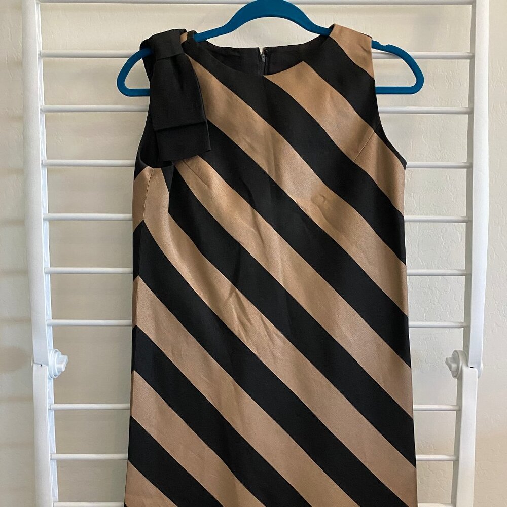 (Rare) Beautiful Vintage Dress w/Shoulder Bow; Size Small